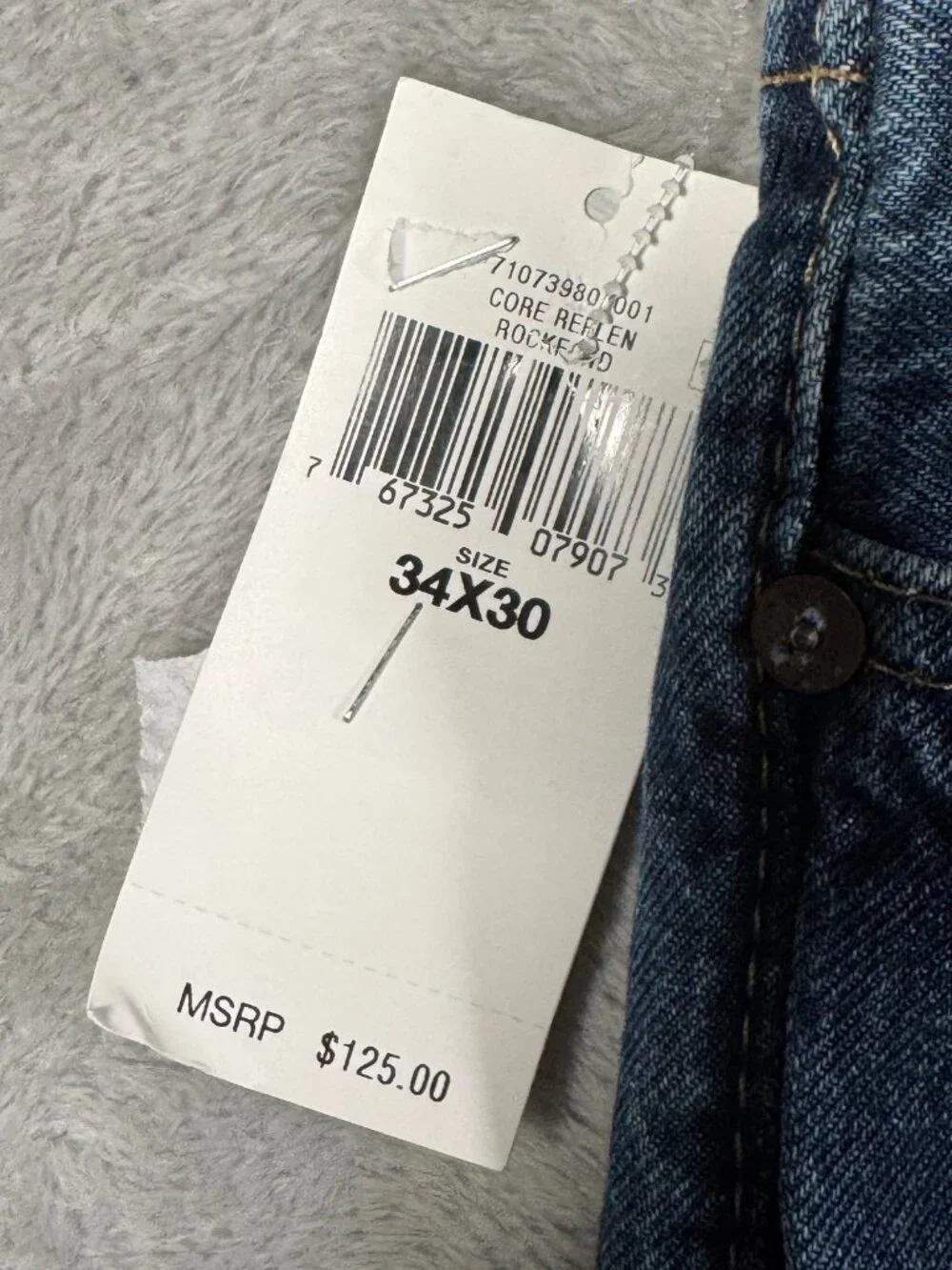 Polo Ralph Lauren Jeans Mens 34x30 Blue Sullivan Slim Dark Wash Denim $125